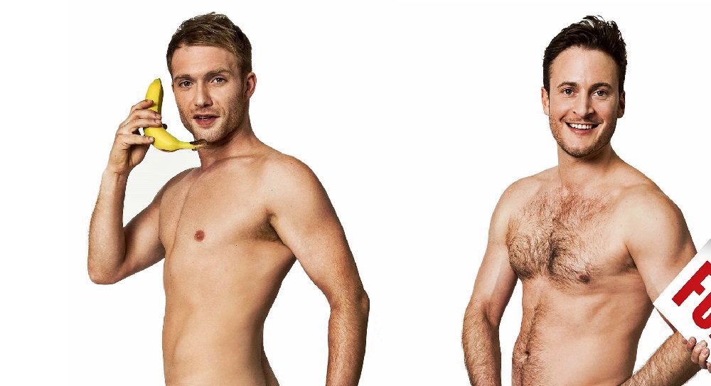 Full Monty Stars Chris Fountain And Gary Lucy Get Naked For New