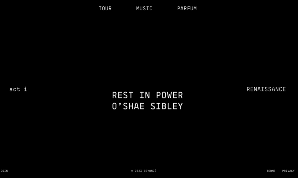 Beyoncé pays tribute to dancer O Shae Sibley Attitude