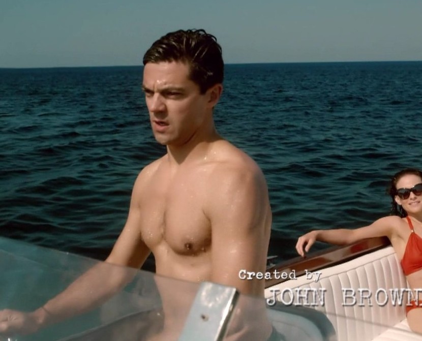 dominic cooper shirtless fleming the man who would be bond