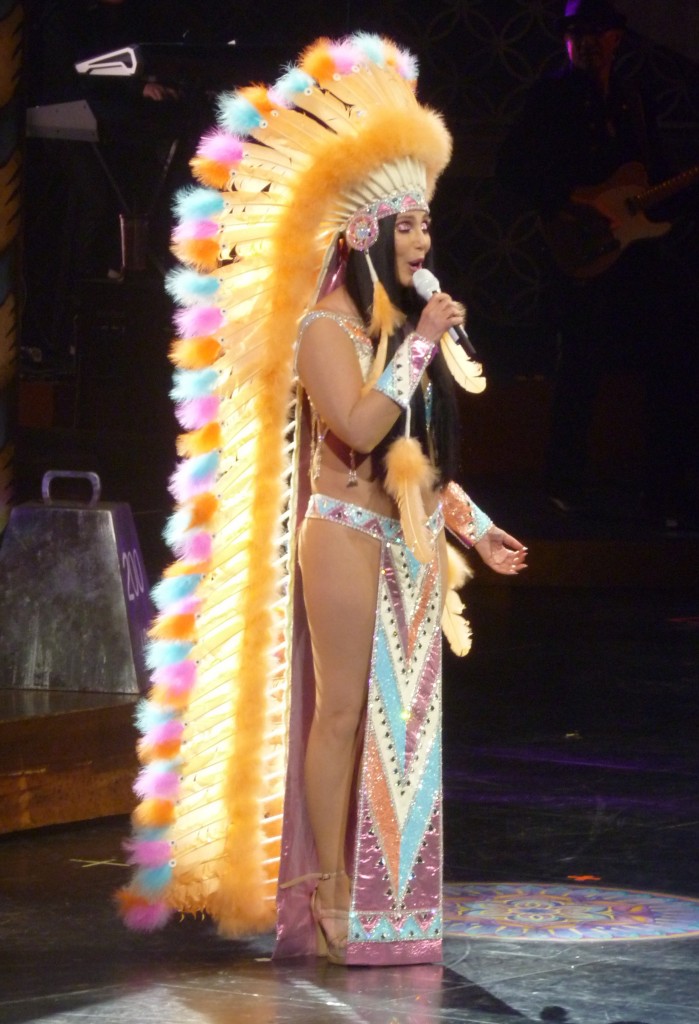 Cher performs live