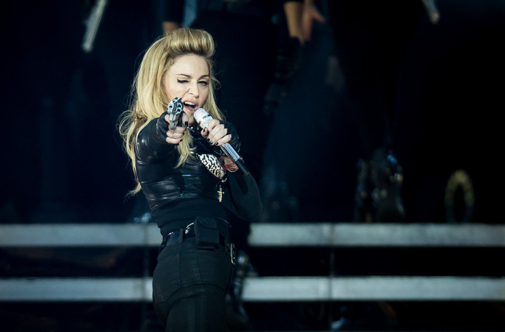 Madonna Performs During Her MDNA Tour At Hyde Park