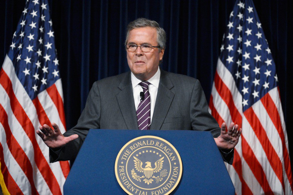 Jeb Bush Speaks At The Reagan Library About His New Book