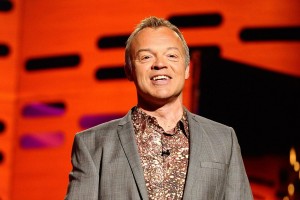 Graham Norton presents the Graham Norton show at the London Studios in London