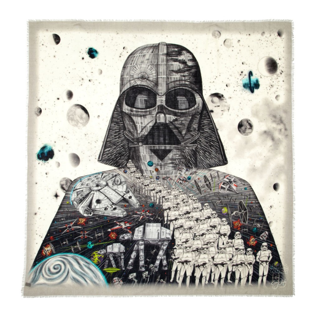 Vader Wool scarf White RRP295