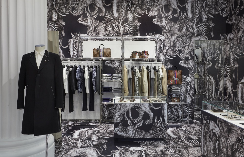Inside Louis Vuitton's tropical menswear pop-up at Selfridges