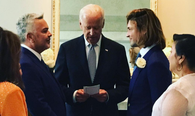 Former Vice President Joe Biden Officiates Same Sex Wedding For The