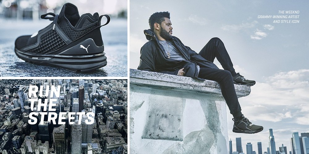 Susteen su Mil millones The Weeknd teams up with Puma for launch of new Tsugi Shinsei trainer -  Attitude