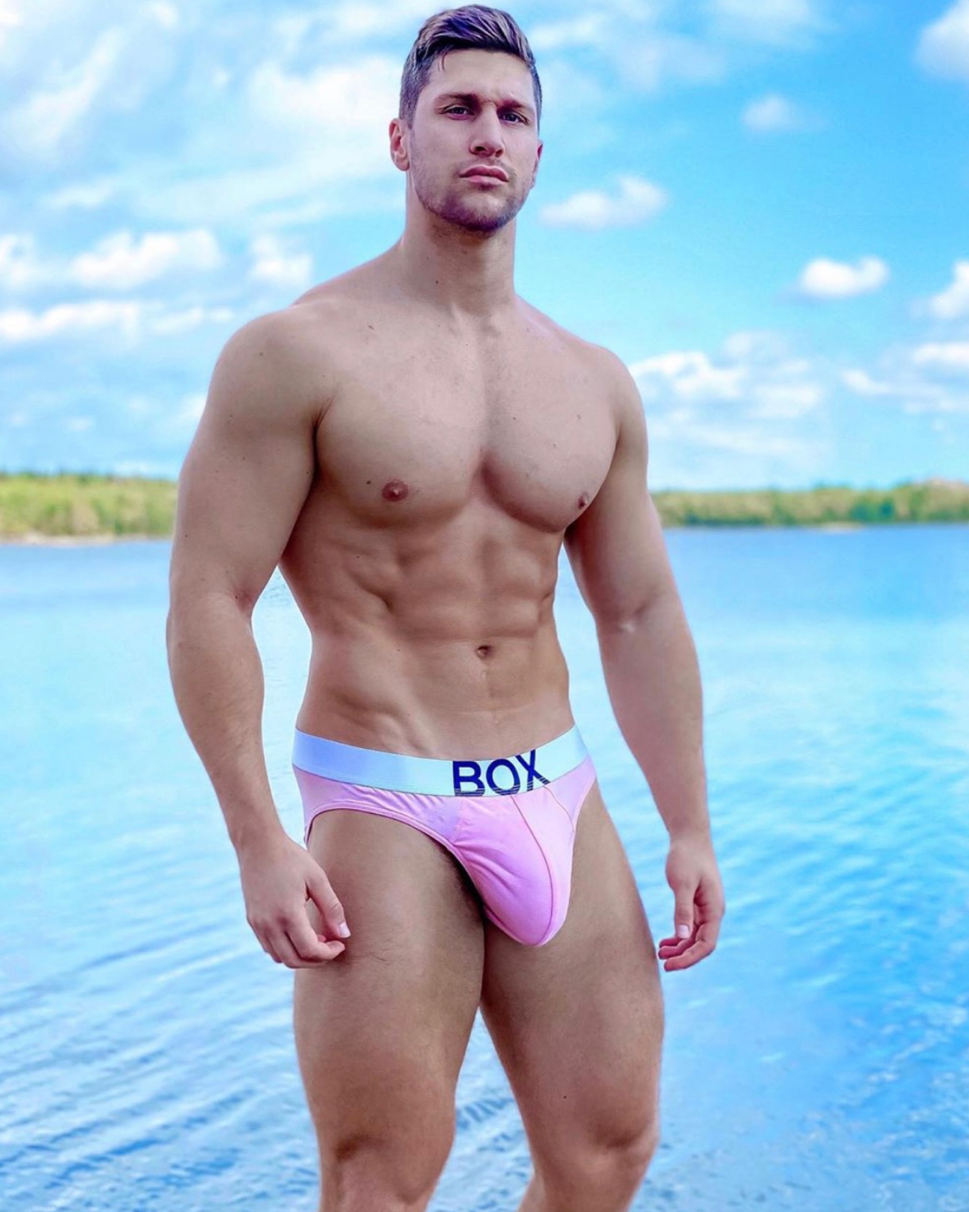 Kyle Hynick puts on an eye-popping display for Box underwear (PICS