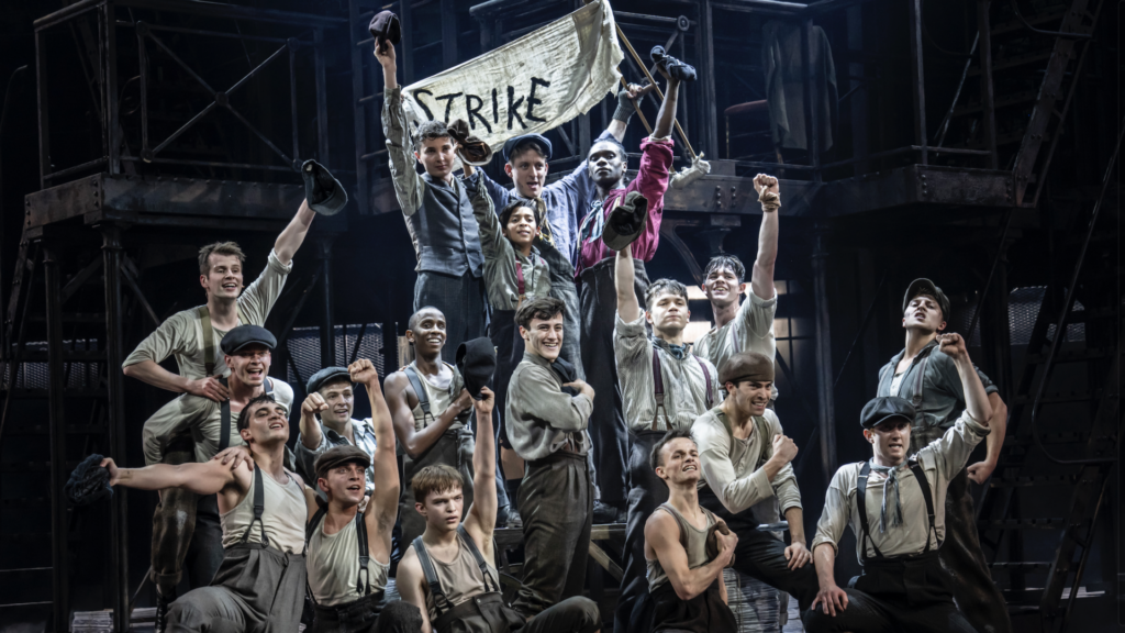 The cast of NEWSIES