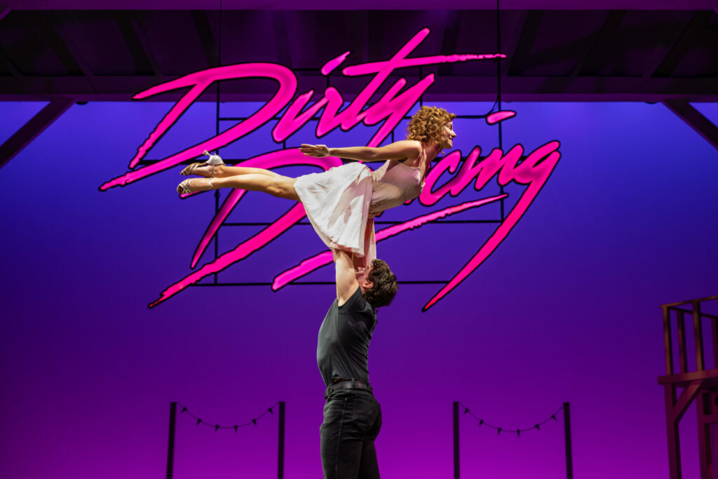 Kira Malou and Michael O'Reilly in Dirty Dancing at the Dominion Theatre