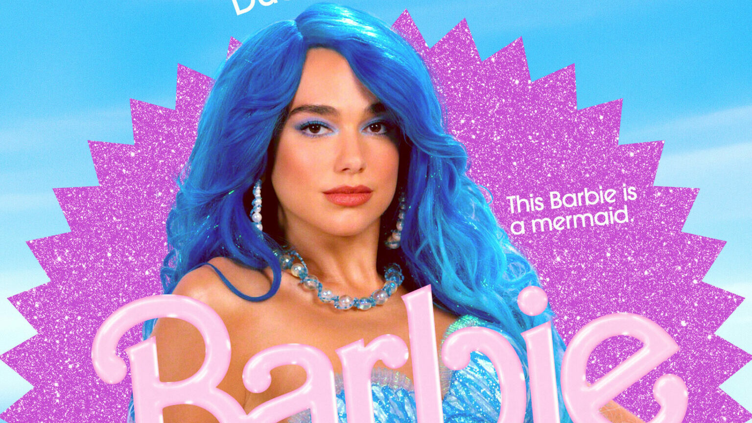 Dua Lipa as Mermaid Barbie