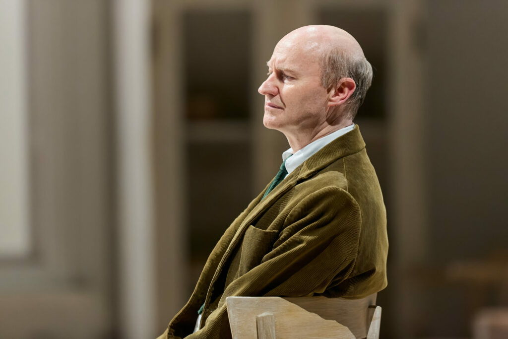 Mark Gatiss (Sir John Gielgud) in The Motive and the Cue at the National Theatre.