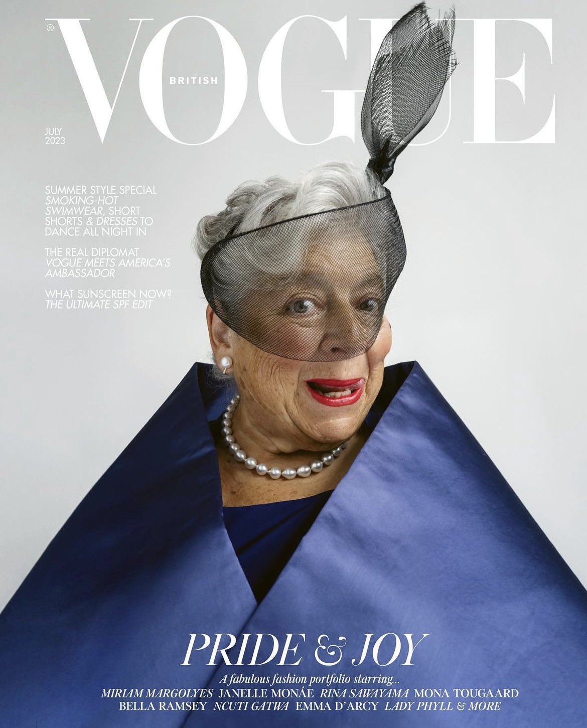 Miriam Margolyes Covers British Vogue Nude Aged Attitude