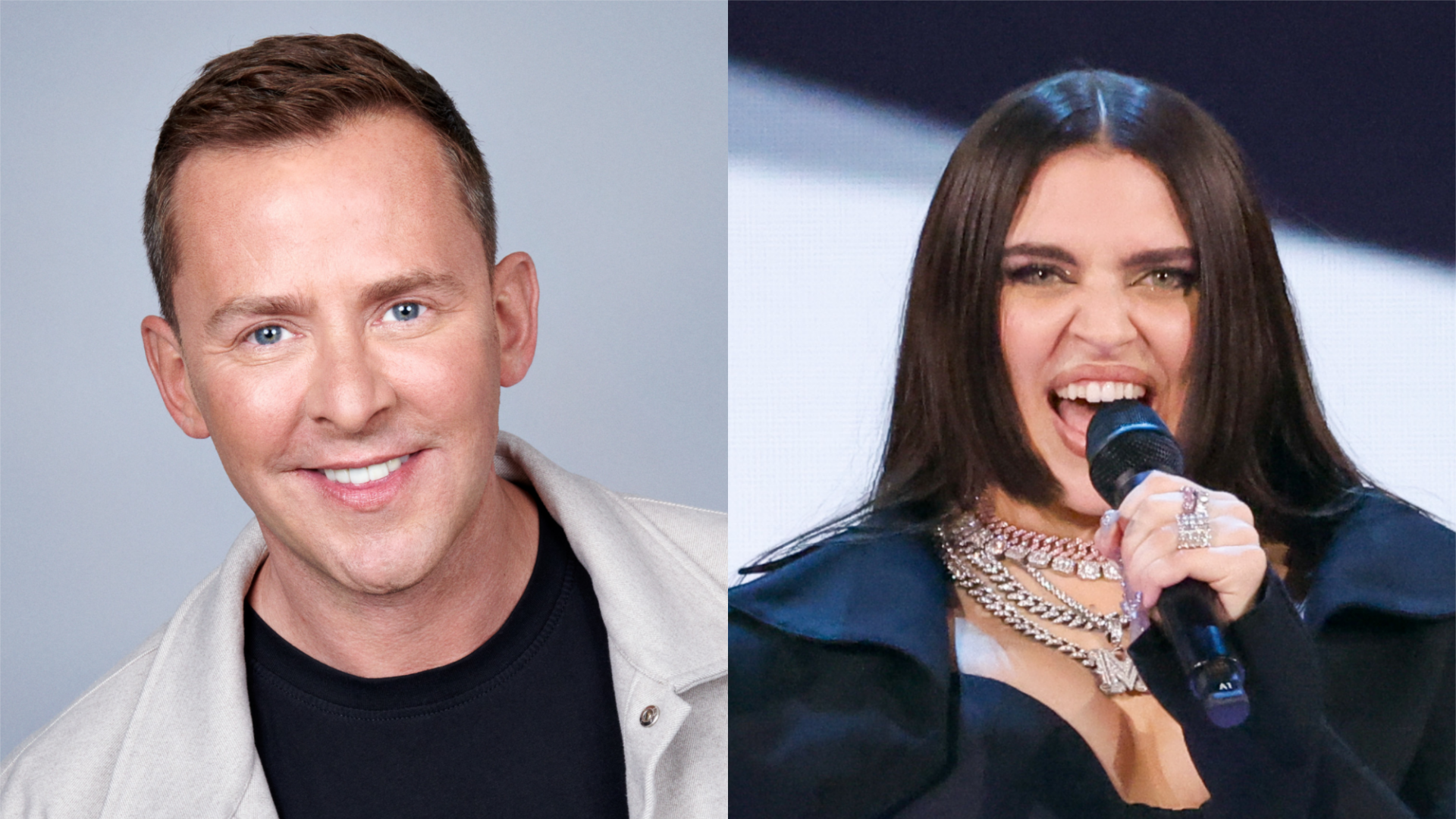 Scott Mills and Mae Muller