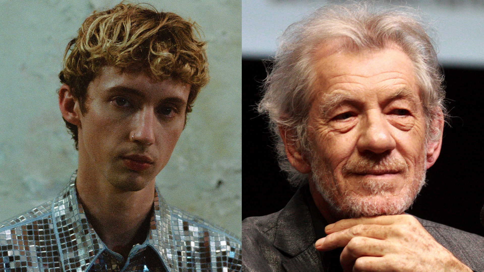 Troye Sivan and Sir Ian McKellen