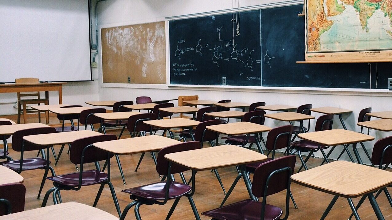 An empty classroom