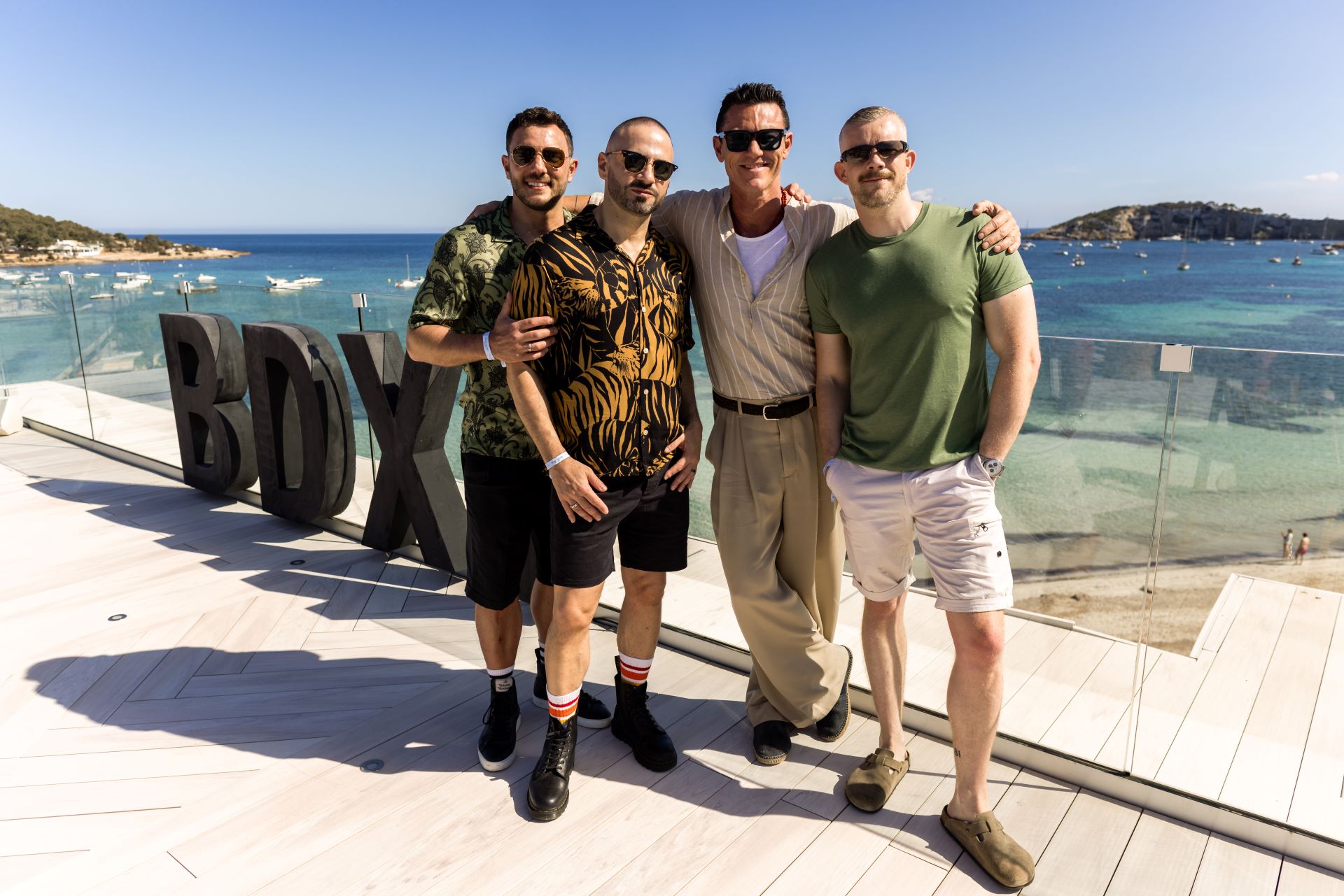 Luke Evans launches fashion brand BDXY with glitzy party in Ibiza ...