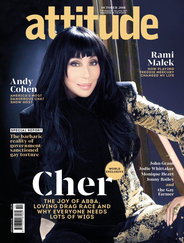 Cher on cover of Attitude