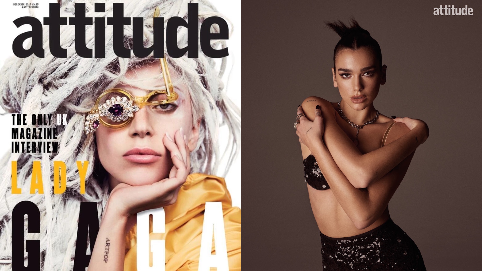 Pop icons interviewed by Attitude, part one: from Gaga to Dua Lipa