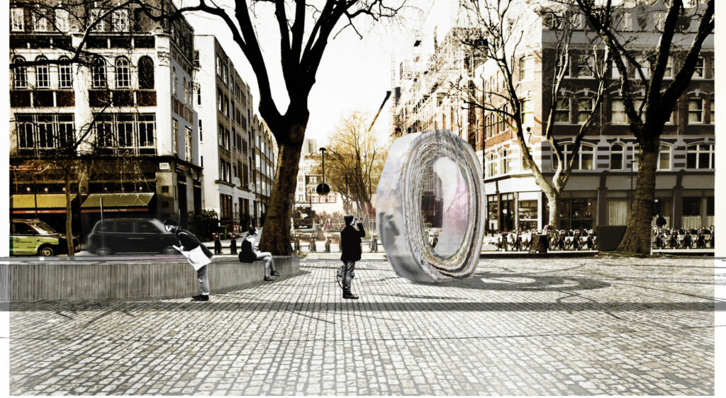 Anya Gallaccio's winning proposal for The Aids Memorial London