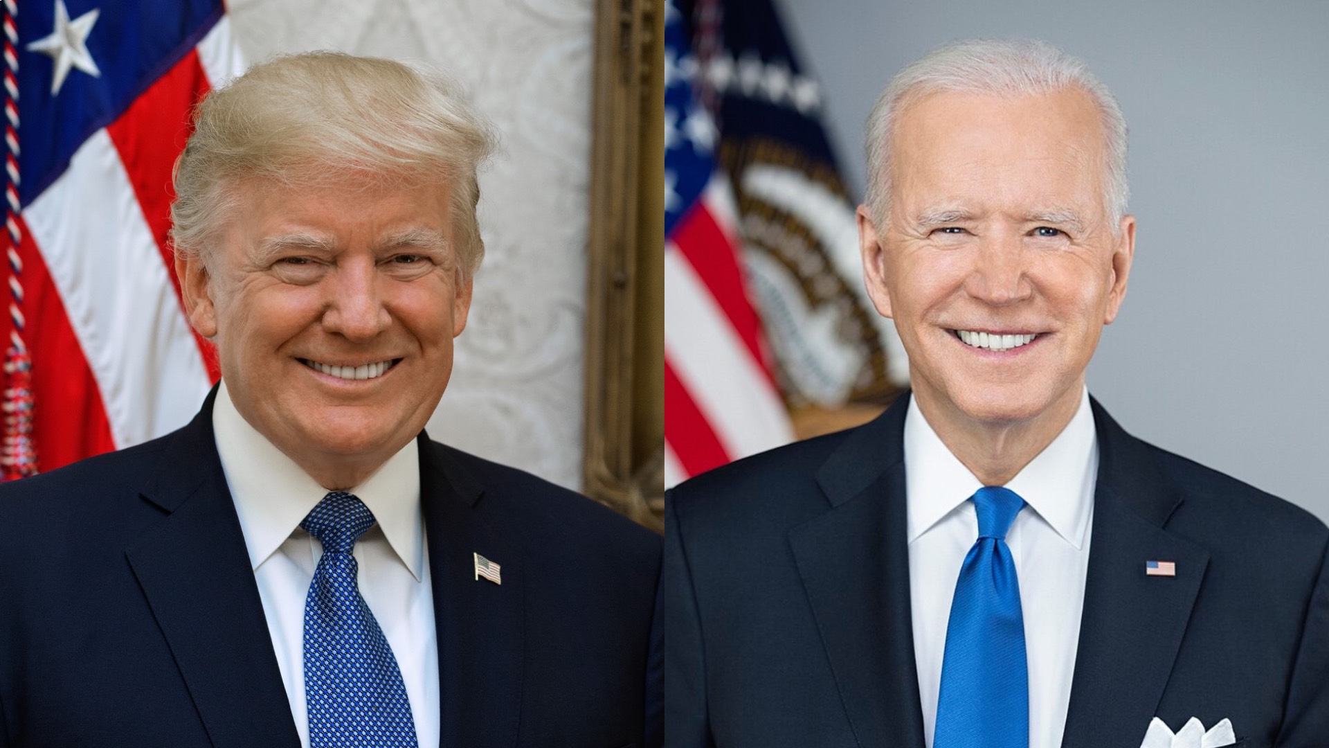 Donald Trump and Joe Biden