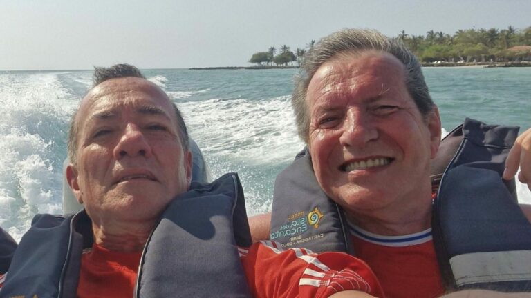 A man has been charged with murder of Albert Alfonso (left) and Paul Longworth