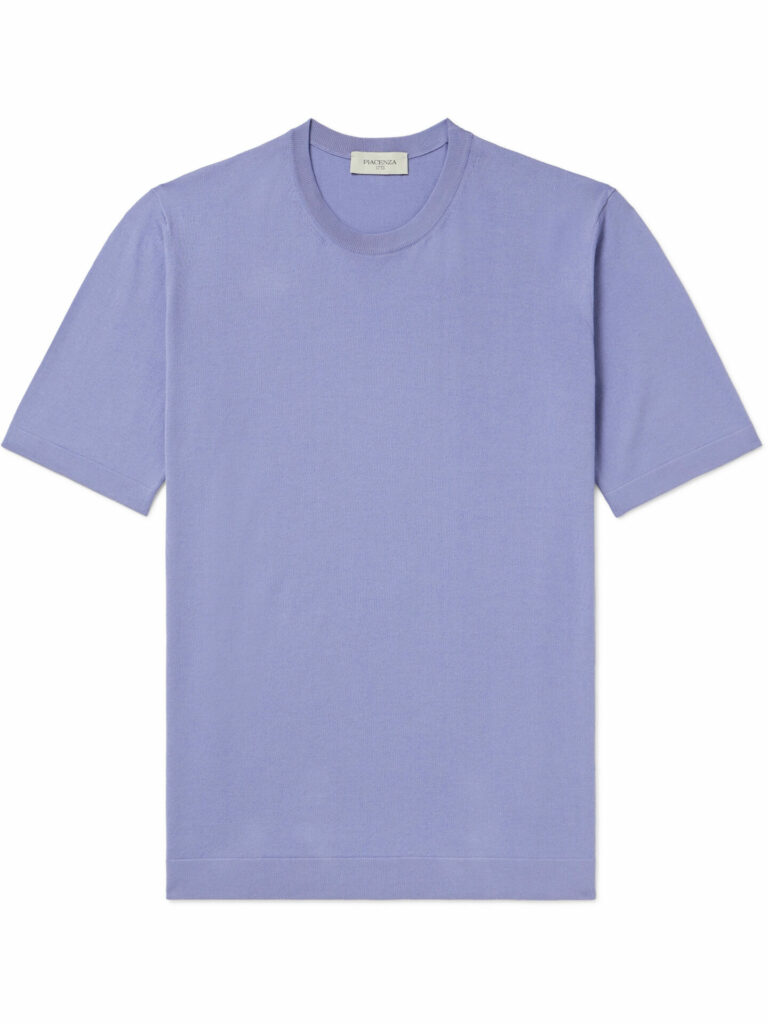 Purple crewneck t-shirt