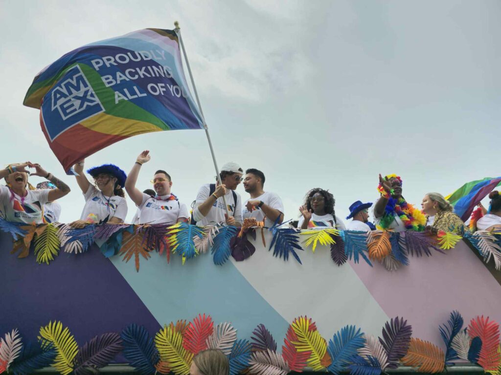 People in the Brighton Pride 2024 parade