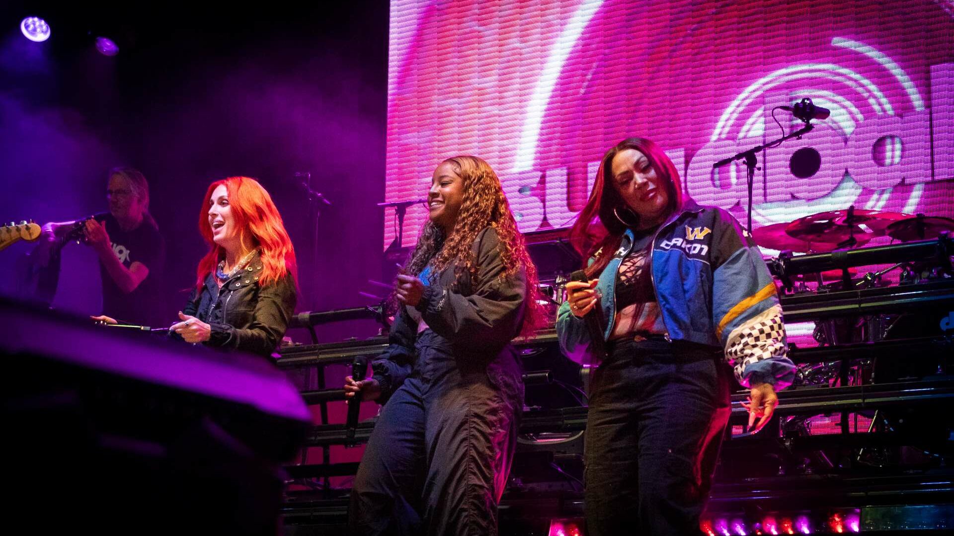 Sugagbabes performing at Manchester Pride 2024