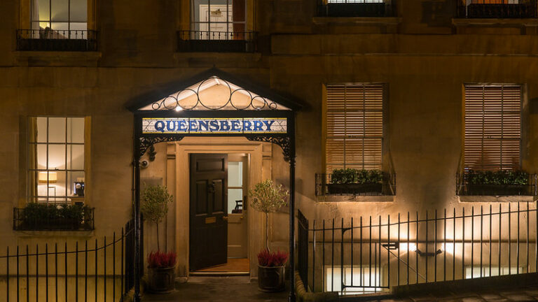 The Queensberry Hotel entrance