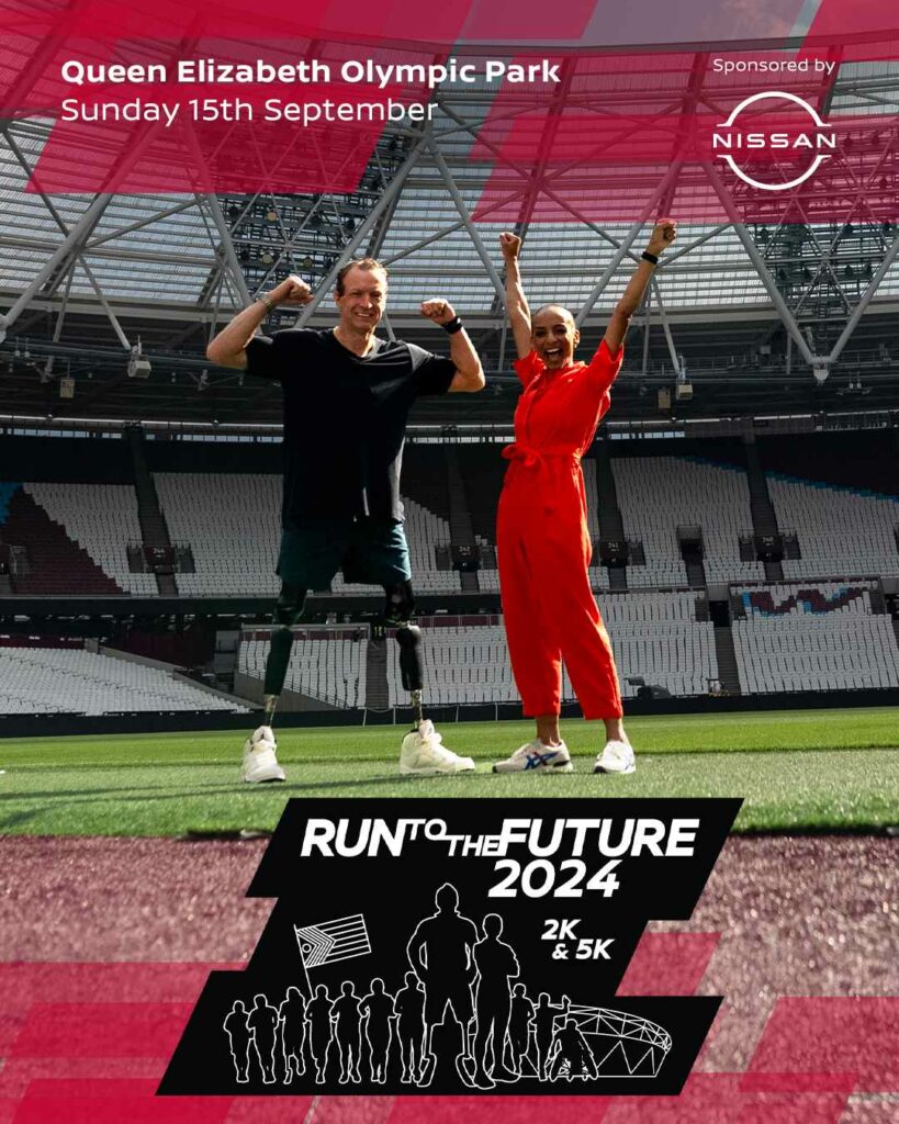 Poster featuring Adele Roberts and Richard Whitehead