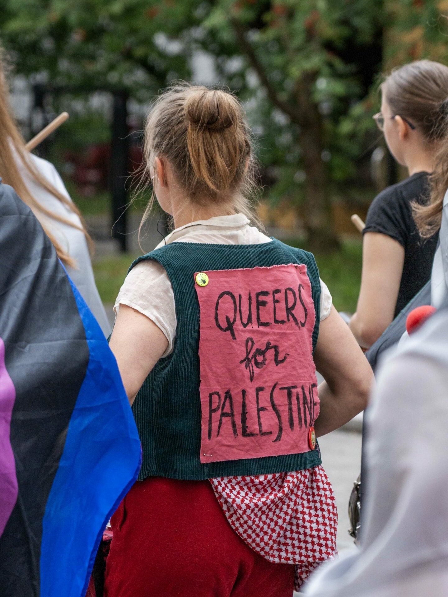 Queers for Palestine at Tartu Pride