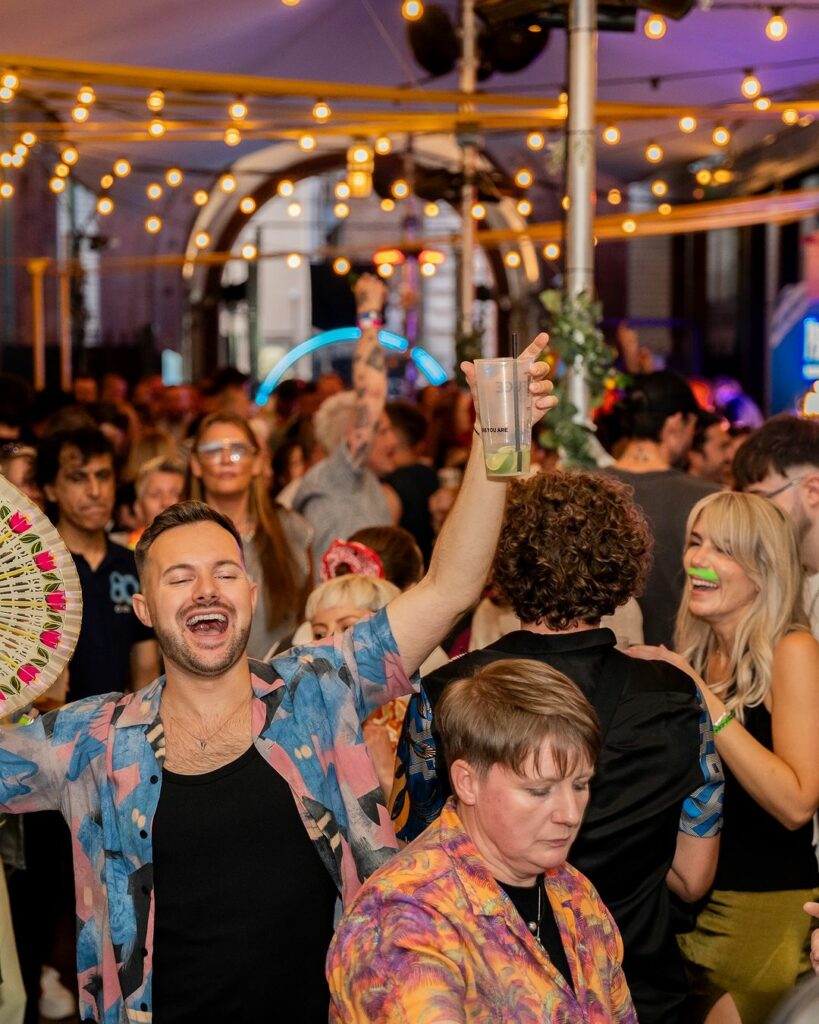 A crowded dancefloor