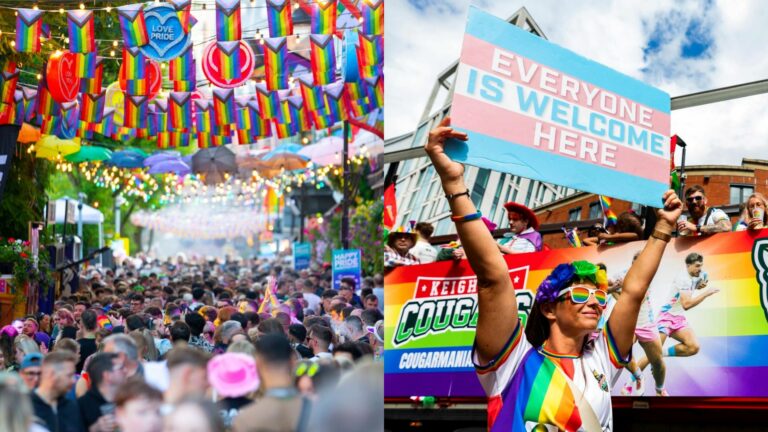 Composite of Manchester Pride images