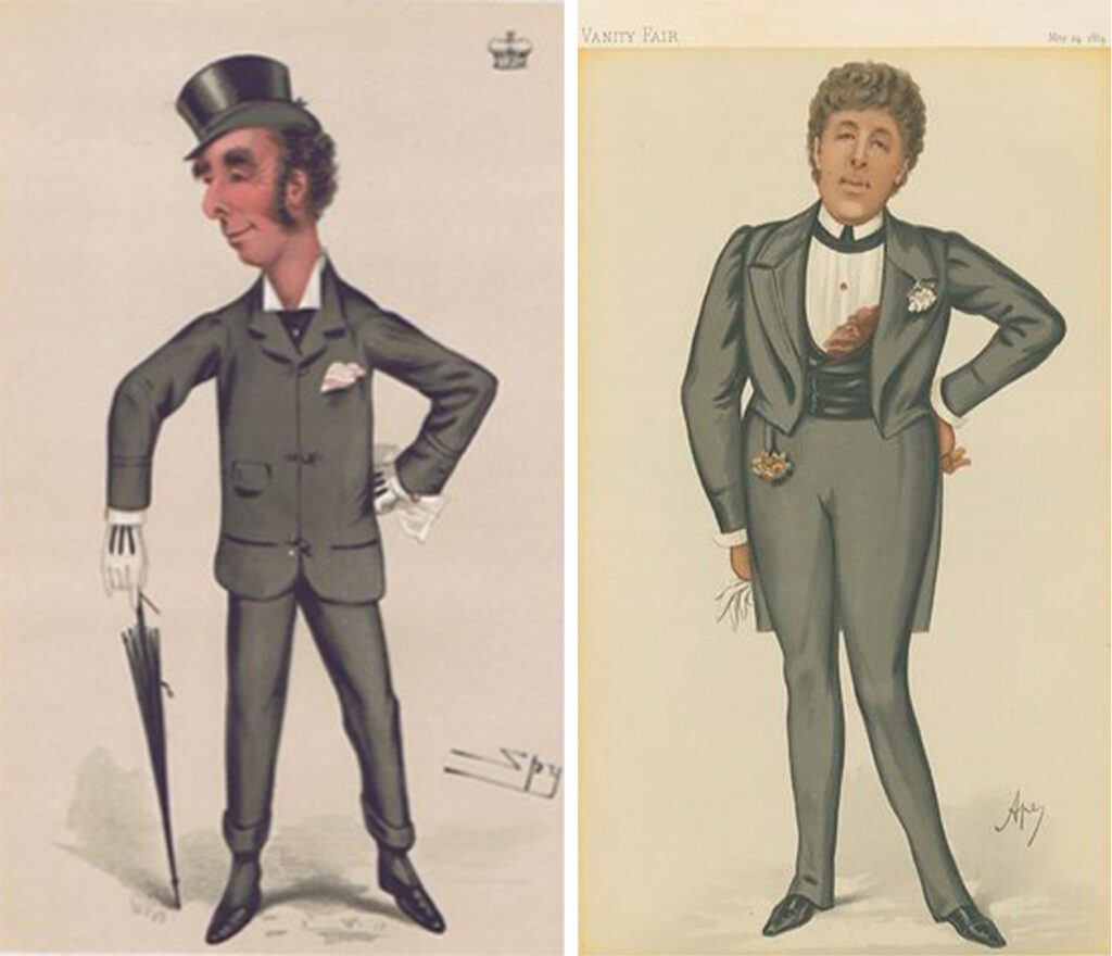 Drawings of the 9th Marquess of Queensberry & Oscar Wilde