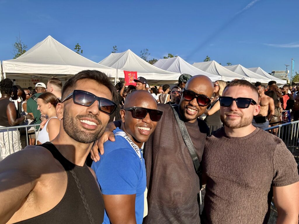 four UK Black Pride attendees