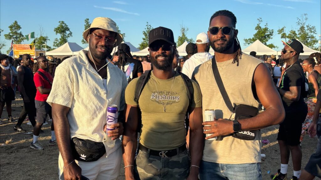 three UK Black Pride attendees