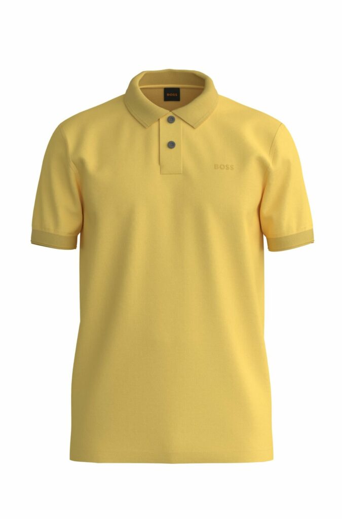 Hugo Boss yellow polo shirt