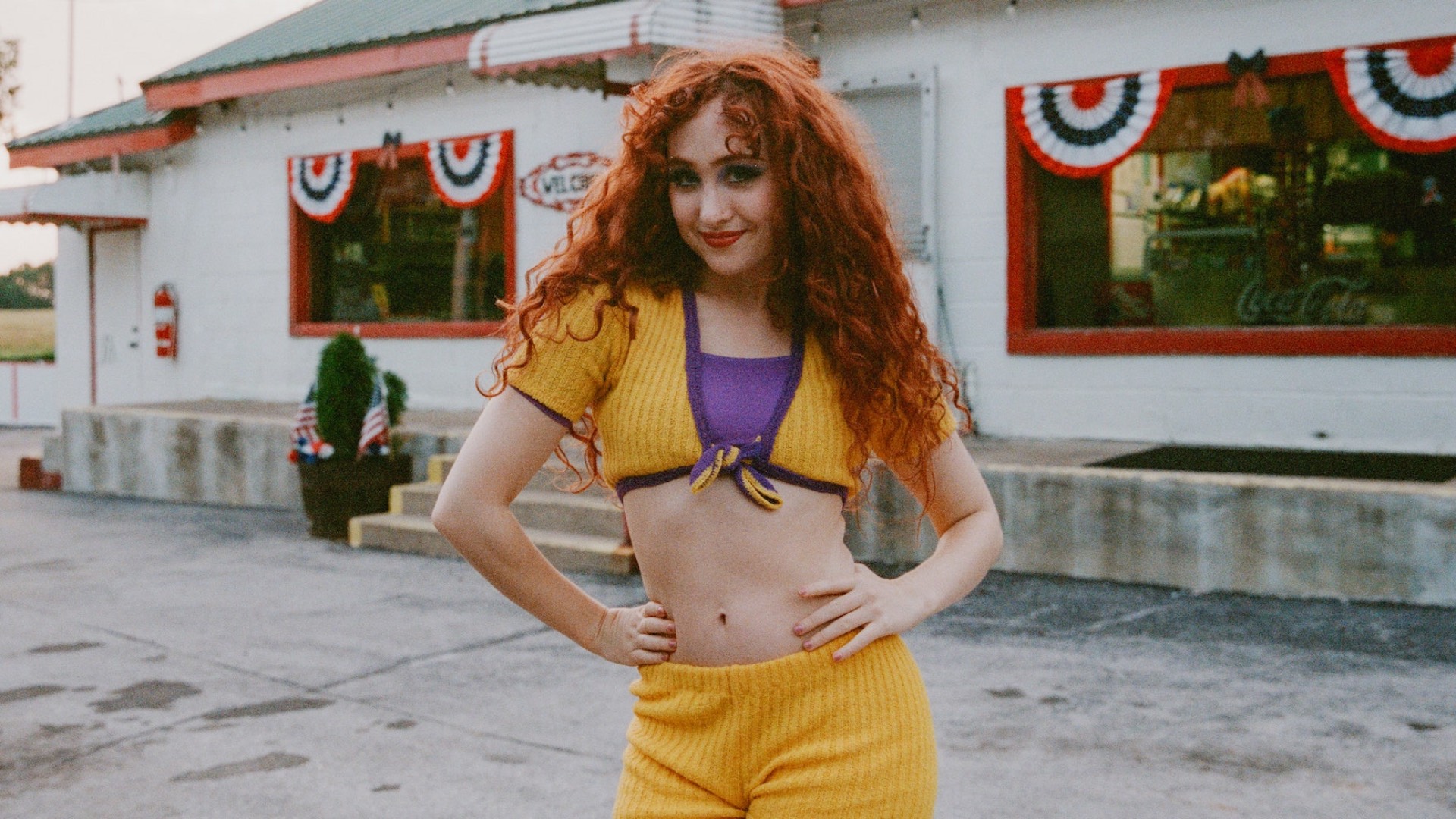 Chappell Roan in a still from the music video for 'Hot To Go!' (Image: Island)