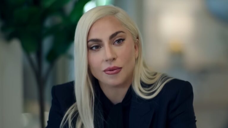 Lady Gaga in a still from Bill Gates's Netflix show