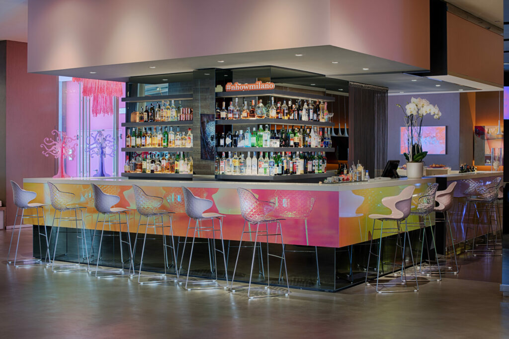 A luminous bar area (Image: Provided)