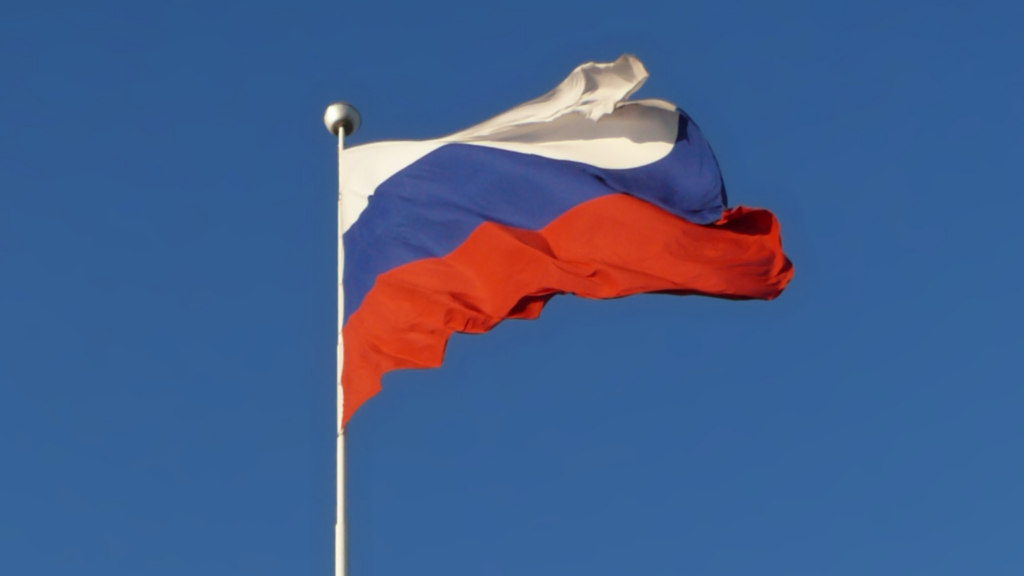 The Russian flag