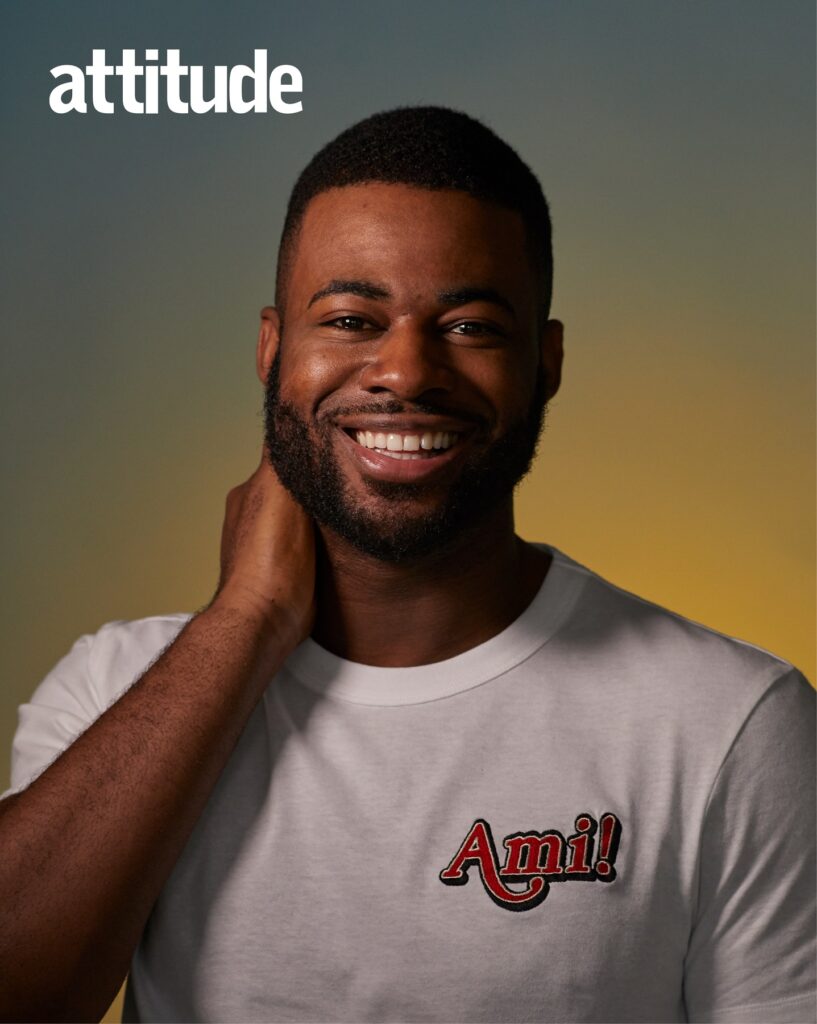 Ben Hunte in a photo from his 2020 Attitude cover shoot (Image: Attitude)