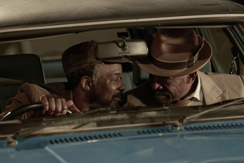 Lennie and Morris De La Roux as Lennie and Ariyon (Image: BBC)