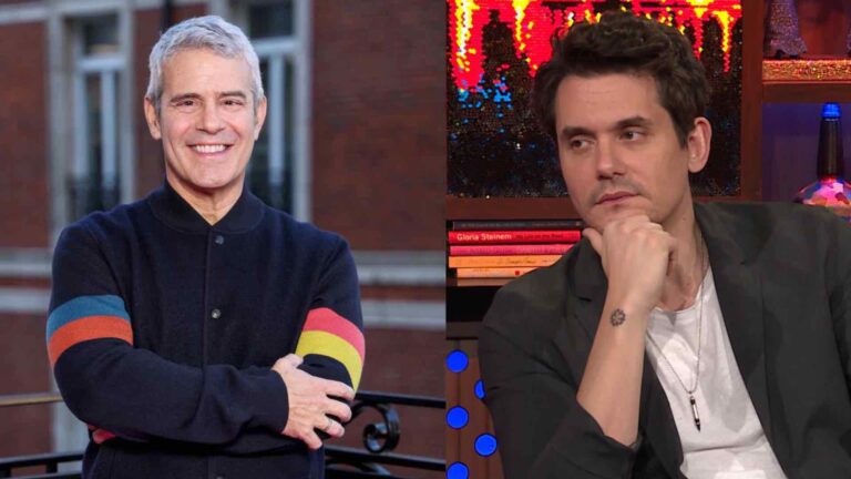 Andy Cohen and John Mayer