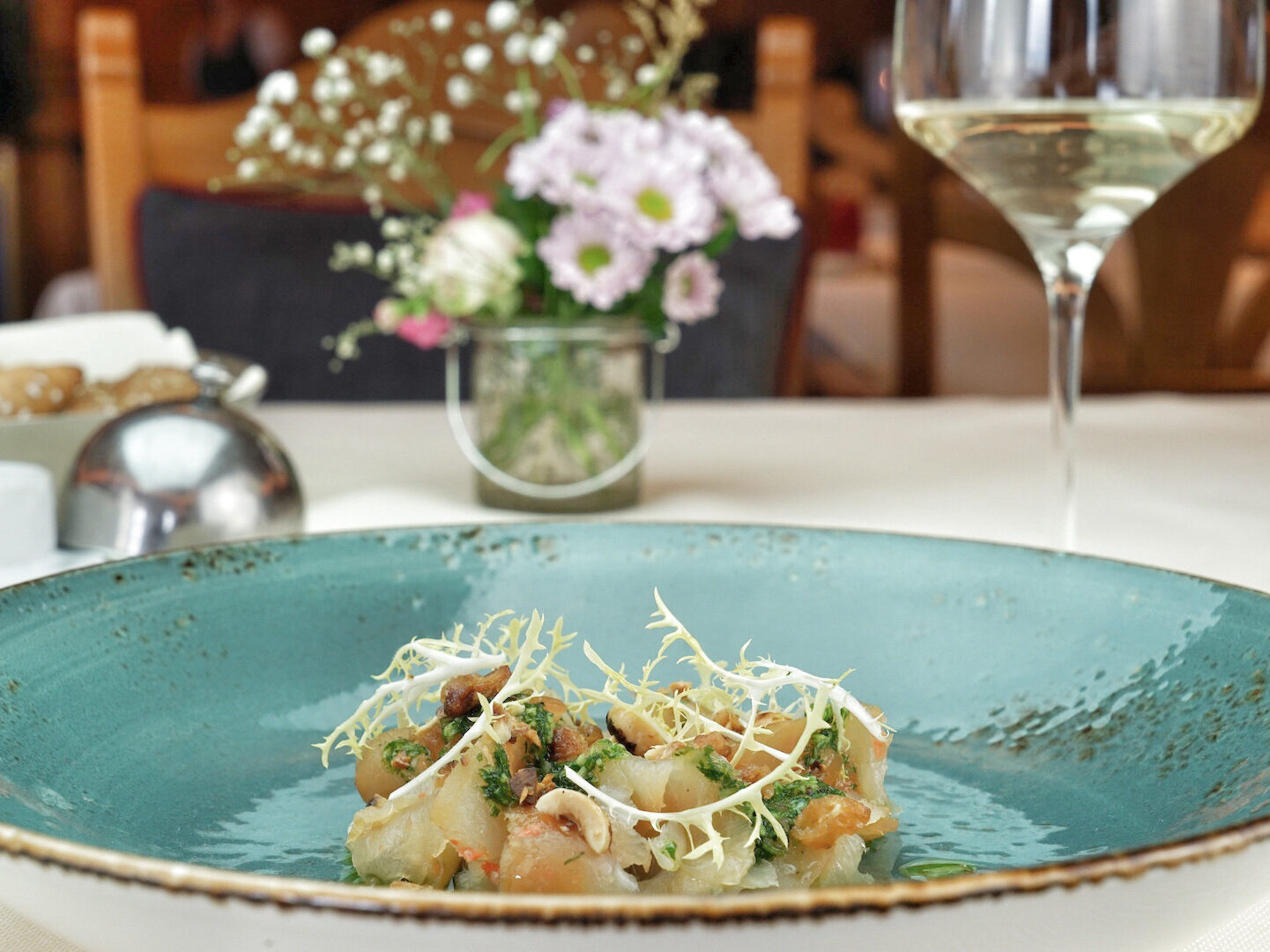 Fine dining at Interalpen-Hotel Tyrol