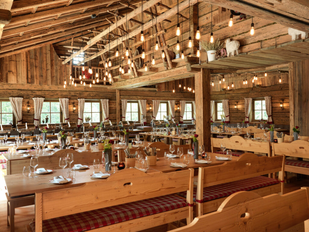 The mountain hut at Interalpen-Hotel Tyrol 