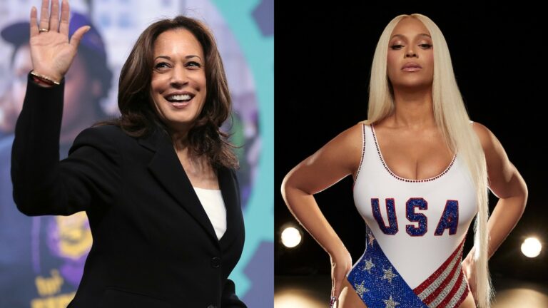 Kamala Harris and Beyoncé