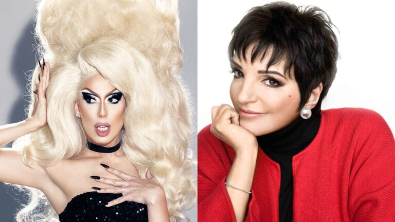 The drag queen Alaska and musical icon Liza Minnelli