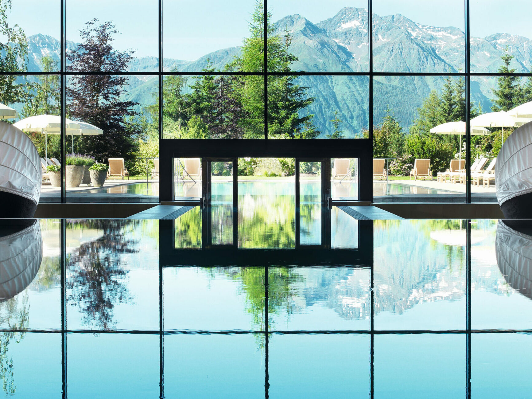 Indoor Pool at Hotel Tyrol